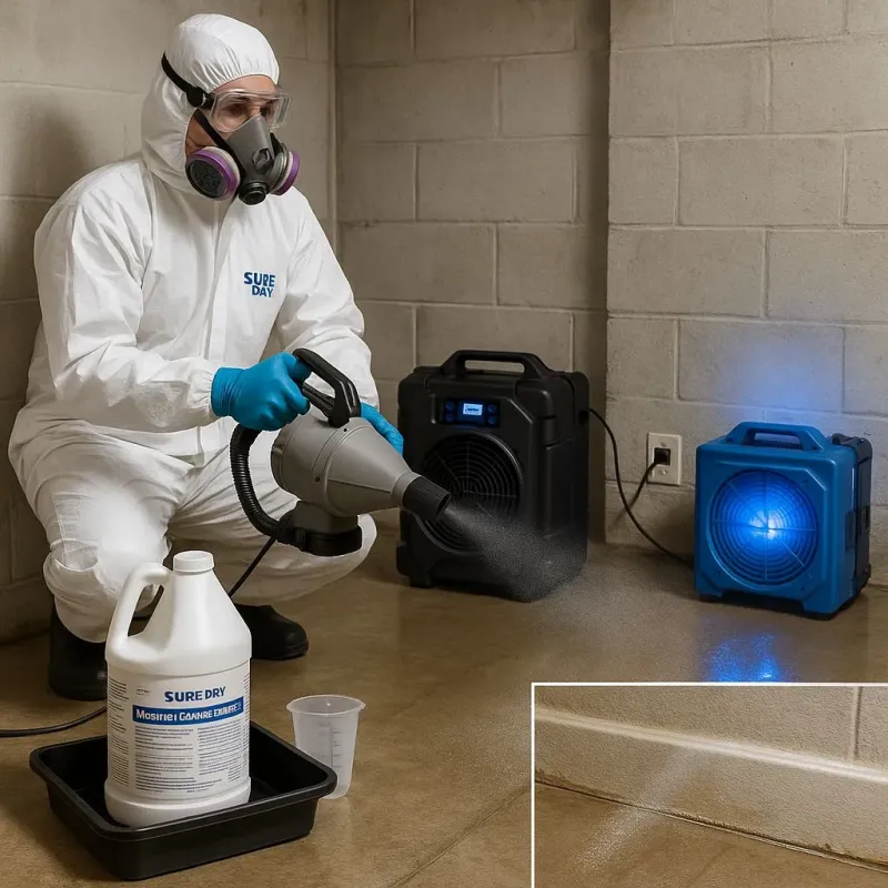 Sanitization and Odor Removal process in Brownfield, ME