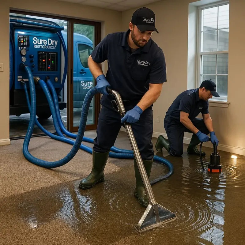 Water Extraction and Removal process in Brownfield, ME